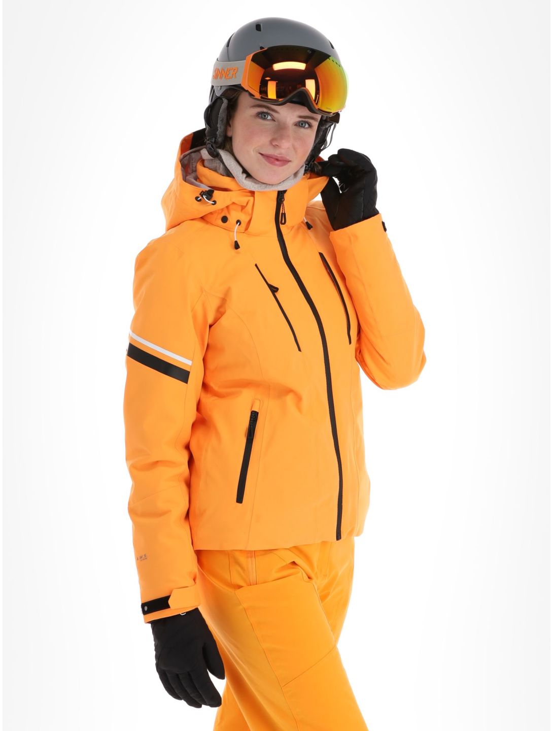 Icepeak, Friona chaqueta de esquí mujeres Abricot naranja 