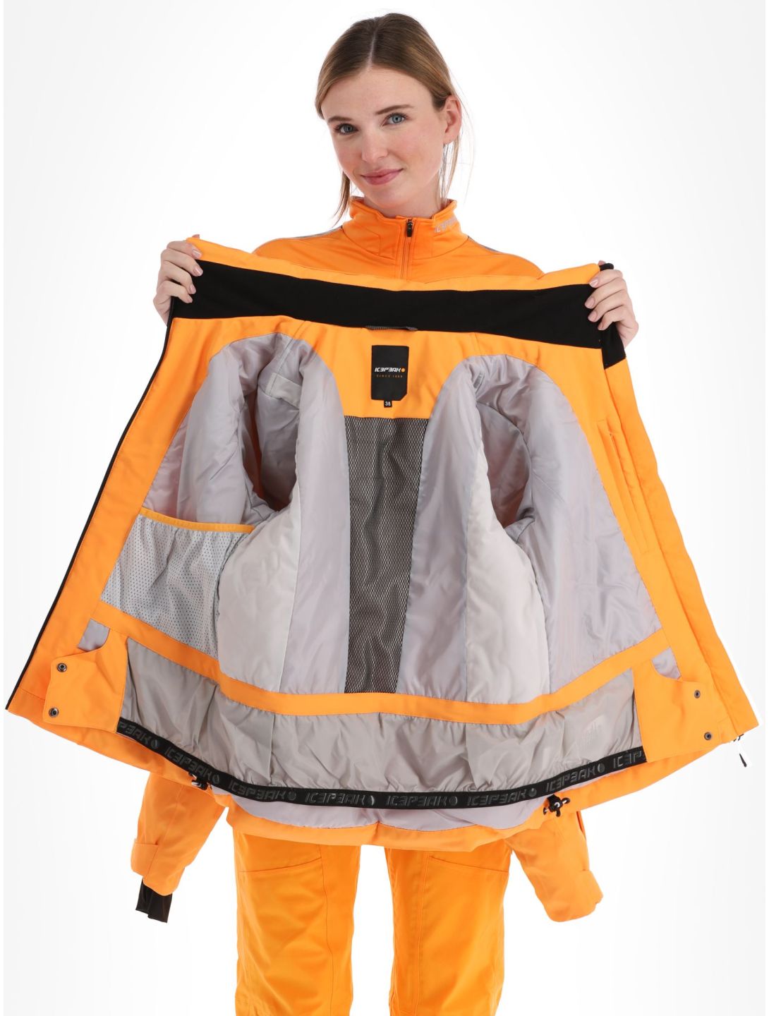 Icepeak, Friona chaqueta de esquí mujeres Abricot naranja 