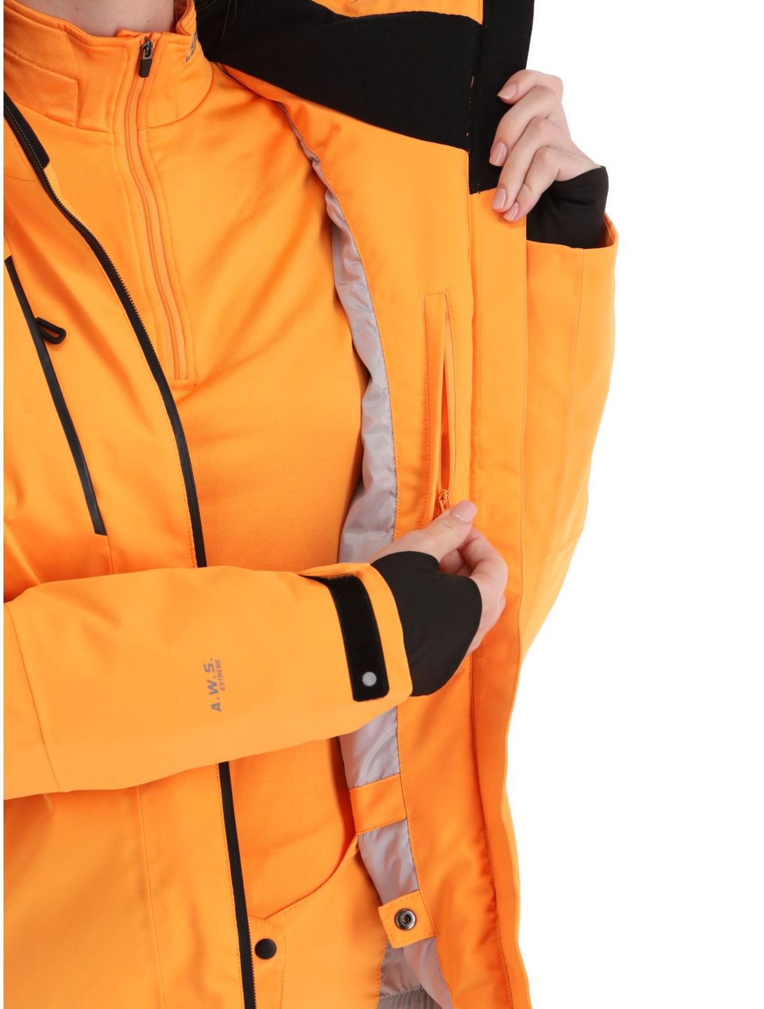 Icepeak, Friona chaqueta de esquí mujeres Abricot naranja 