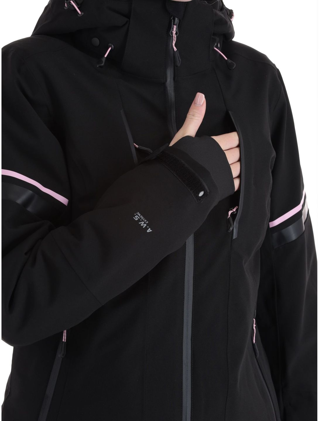 Icepeak, Friona chaqueta de esquí mujeres Black negro 