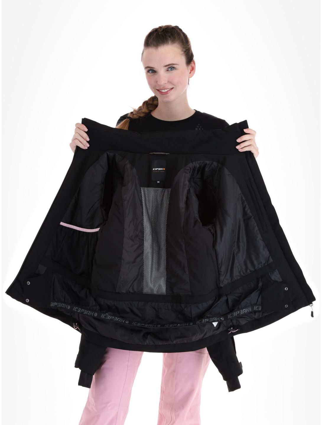 Icepeak, Friona chaqueta de esquí mujeres Black negro 