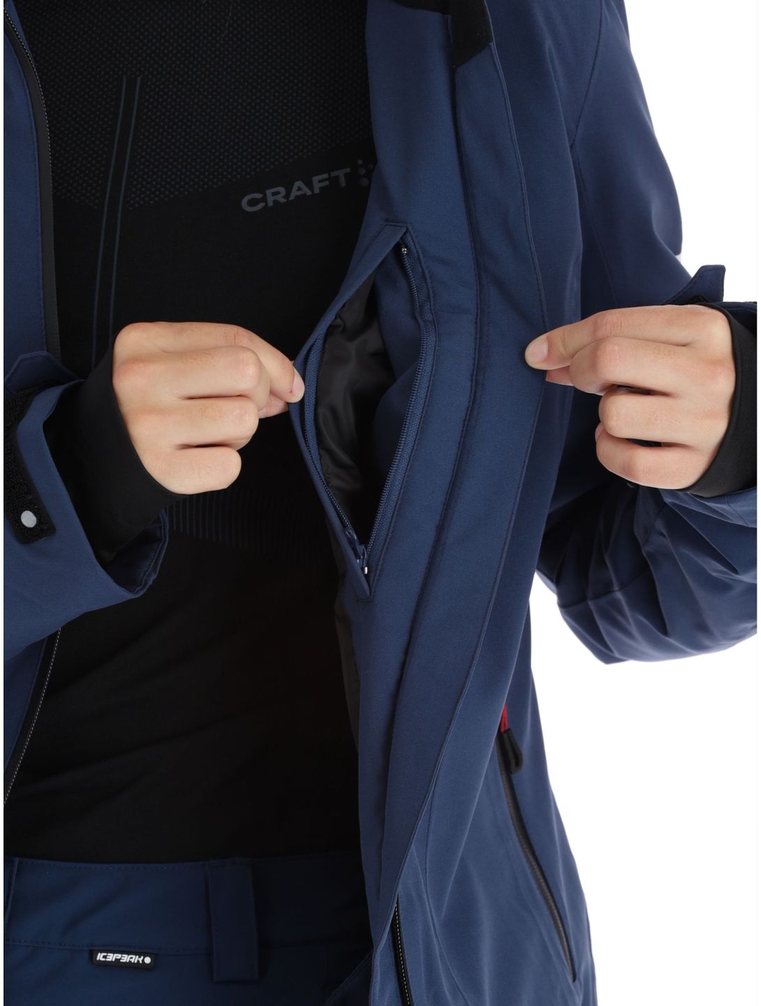 Icepeak, Friona chaqueta de esquí mujeres Dark Blue azul 