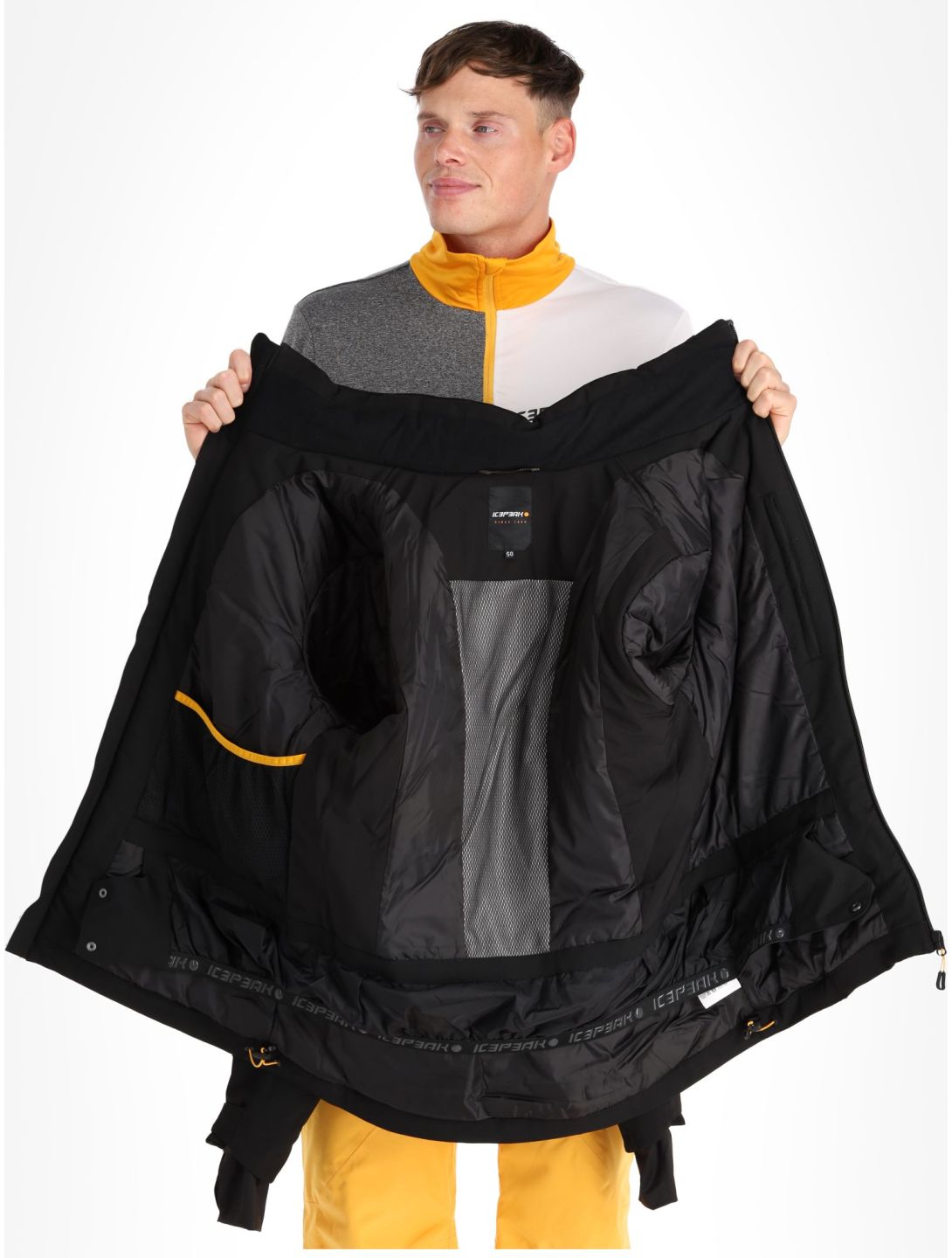 Icepeak, Frisco chaqueta de esquí hombres Black negro 