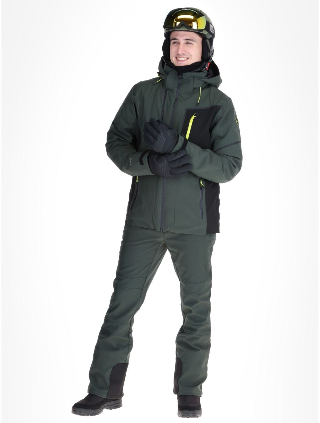 Icepeak, Frisco chaqueta de esquí hombres Dark Olive verde 