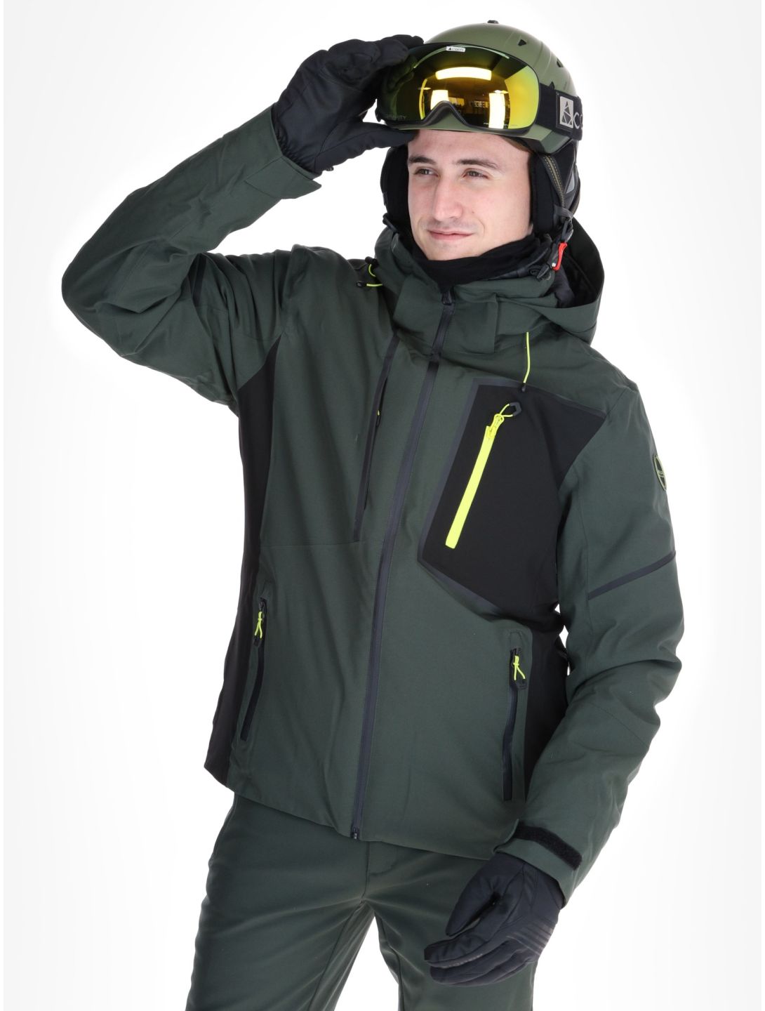 Icepeak, Frisco chaqueta de esquí hombres Dark Olive verde 