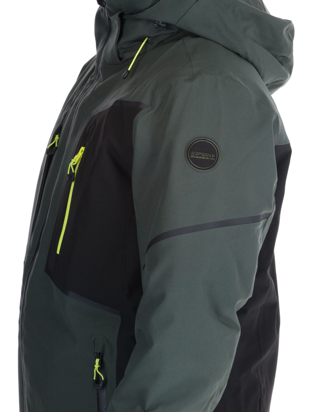 Icepeak, Frisco chaqueta de esquí hombres Dark Olive verde 