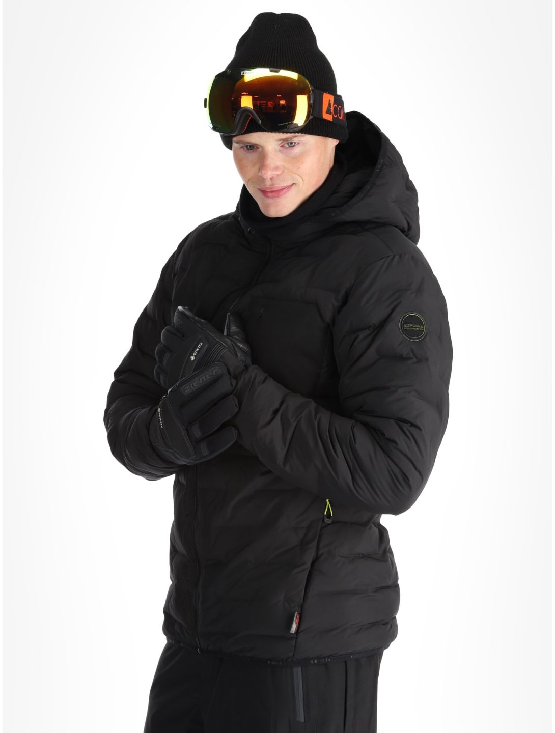 Icepeak, Frontier chaqueta de esquí hombres Black negro 