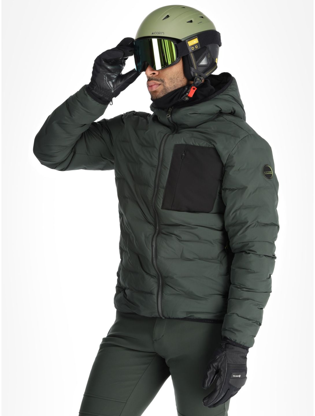 Icepeak, Frontier chaqueta de esquí hombres Dark Olive verde 