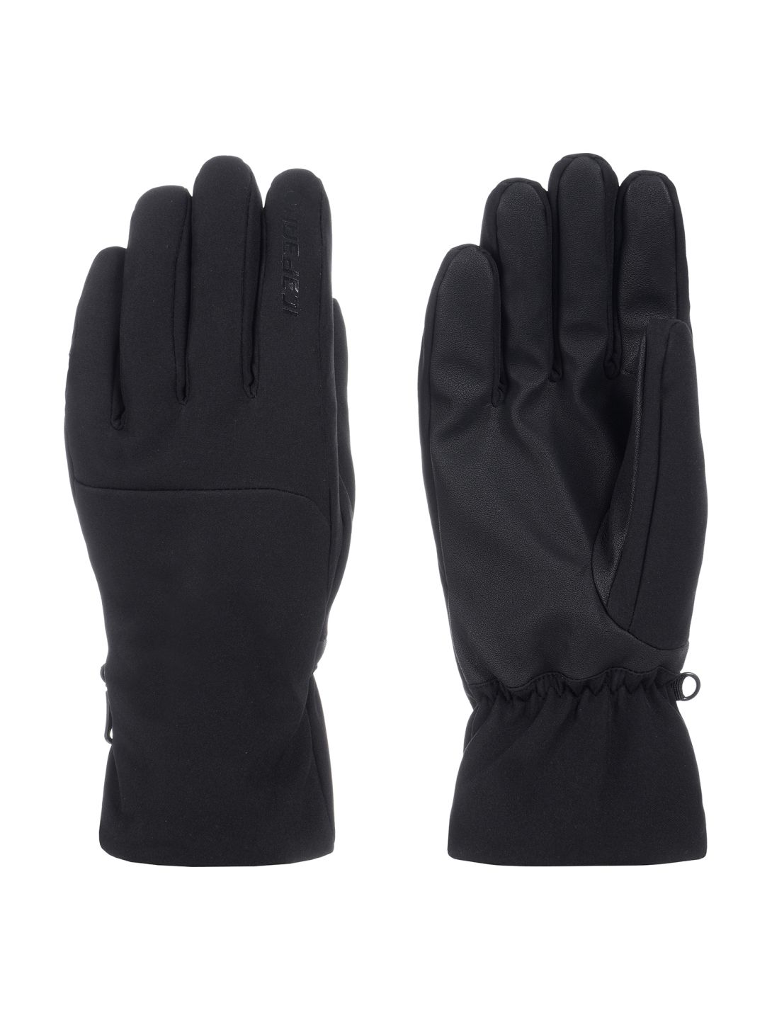 Icepeak, Hallstadt guantes de esquí hombres Black negro 