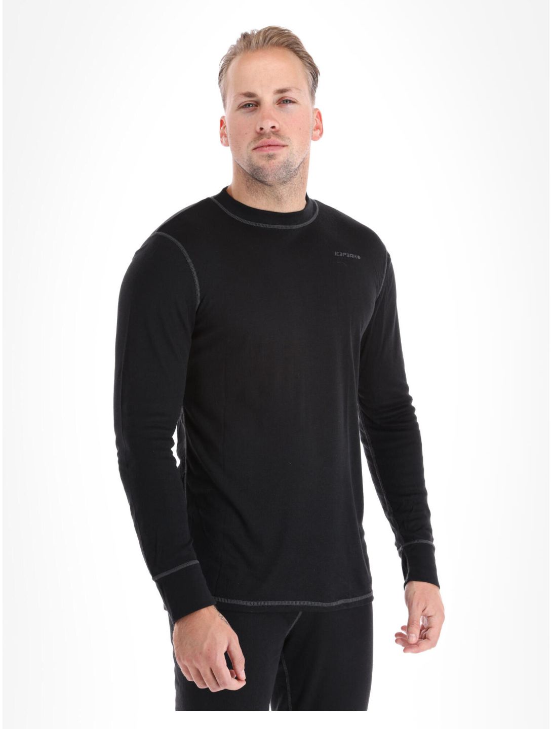 Icepeak, Iserlohne conjunto termoactivo hombres Black negro 