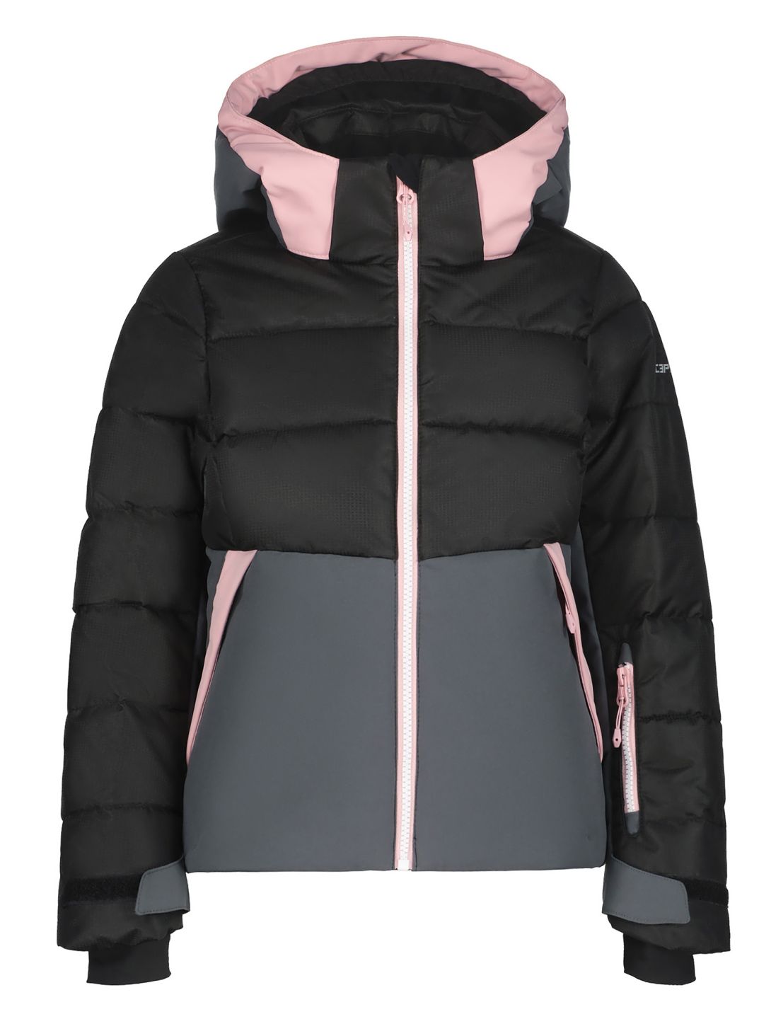 Icepeak, Laval Jr chaqueta de esquí niños Black negro, rosa 