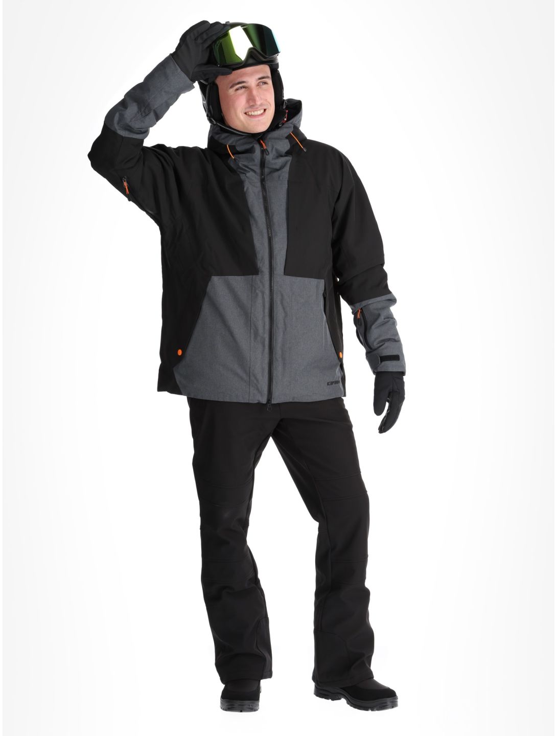 Icepeak, Yaakov chaqueta de esquí hombres Black negro 