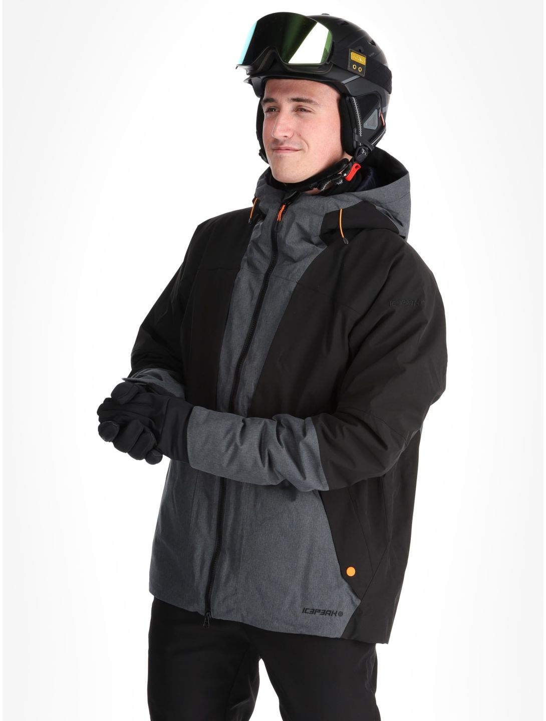 Icepeak, Yaakov chaqueta de esquí hombres Black negro 