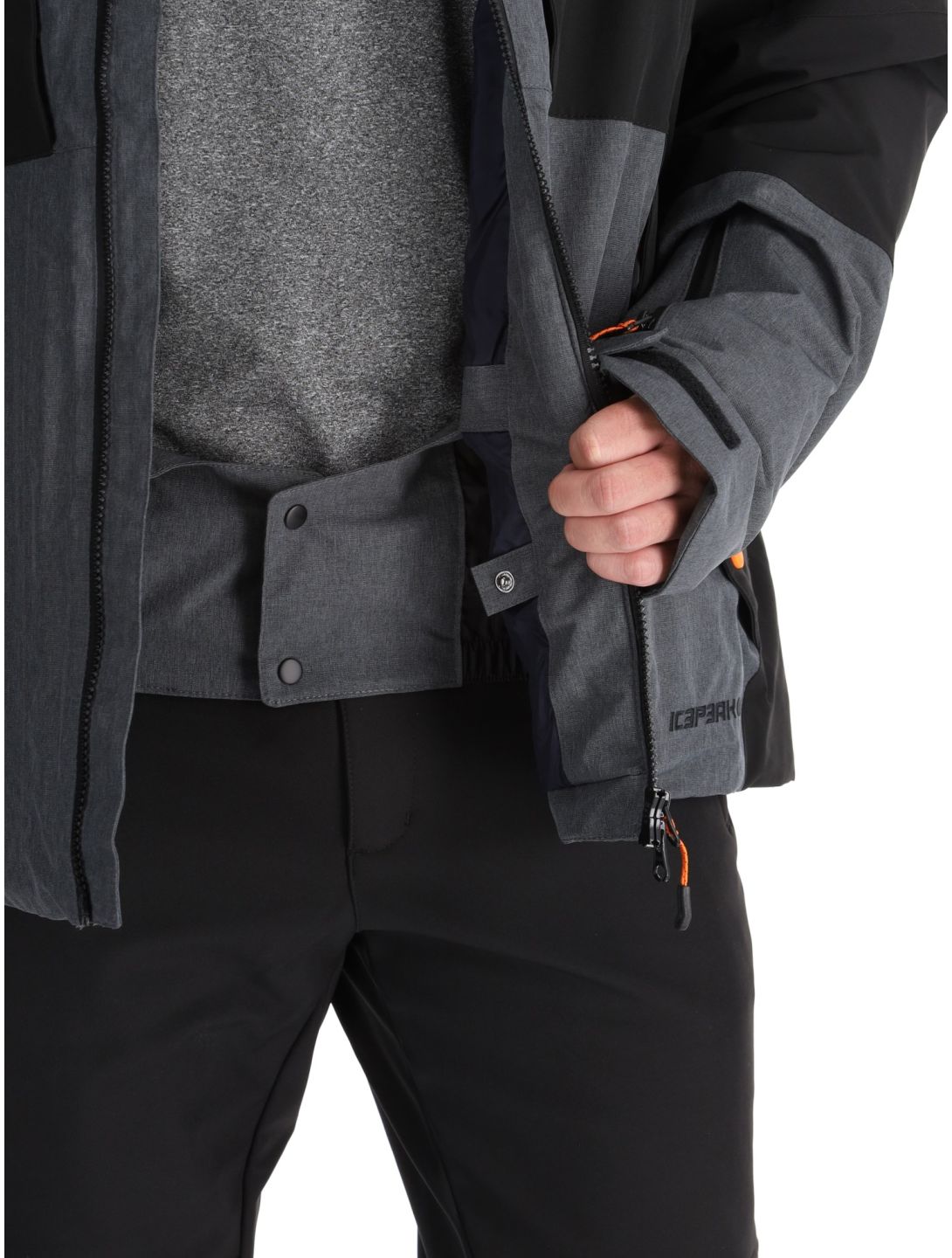 Icepeak, Yaakov chaqueta de esquí hombres Black negro 