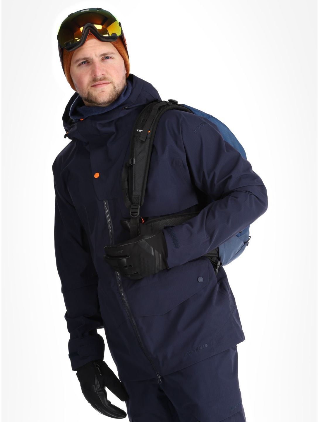 Icepeak, Yaholo chaqueta de esquí hardshell hombres Dark Blue azul 