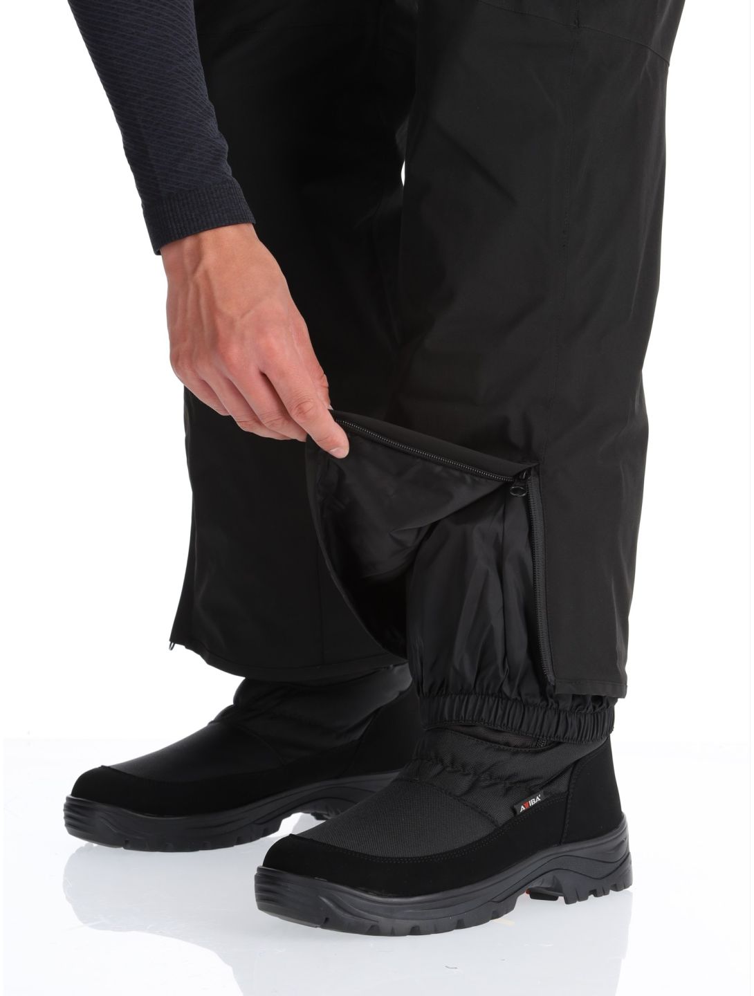 Icepeak, Yuichi pantalones de esquí hombres Black negro 