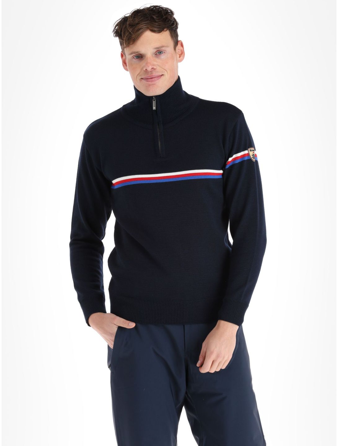 Kama, Merino sweater 4056 sudadera hombres Navy azul 