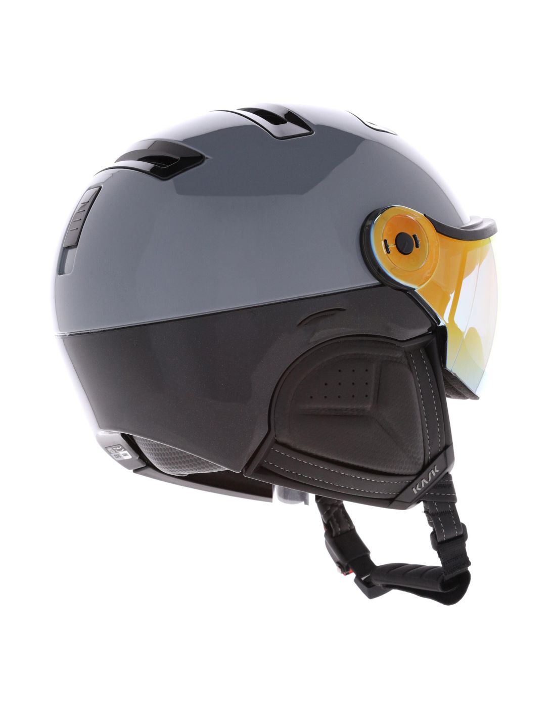 Kask, Piuma R Montecarlo casco con visera unisex Grey gris 