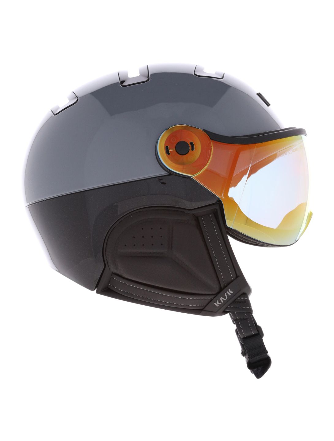 Kask, Piuma R Montecarlo casco con visera unisex Grey gris 