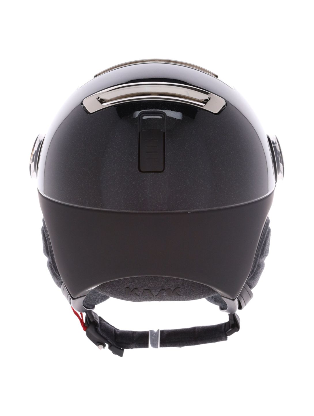 Kask, Piuma-R Chrome Visor casco con visera unisex Black/Silver negro, Zilver 