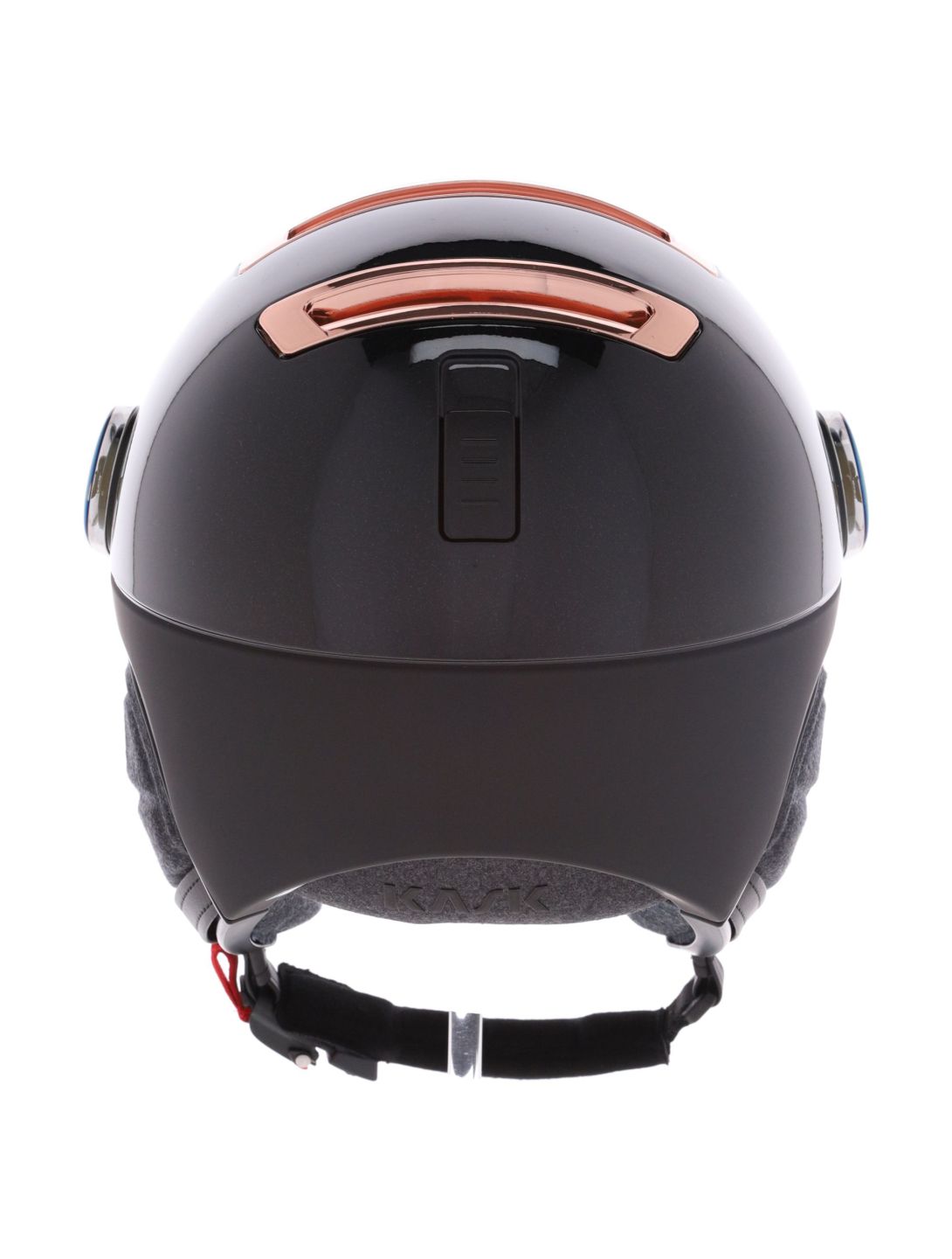 Kask, Piuma-R Chrome Visor casco con visera unisex Black/Pink Gold blanco, rosa 