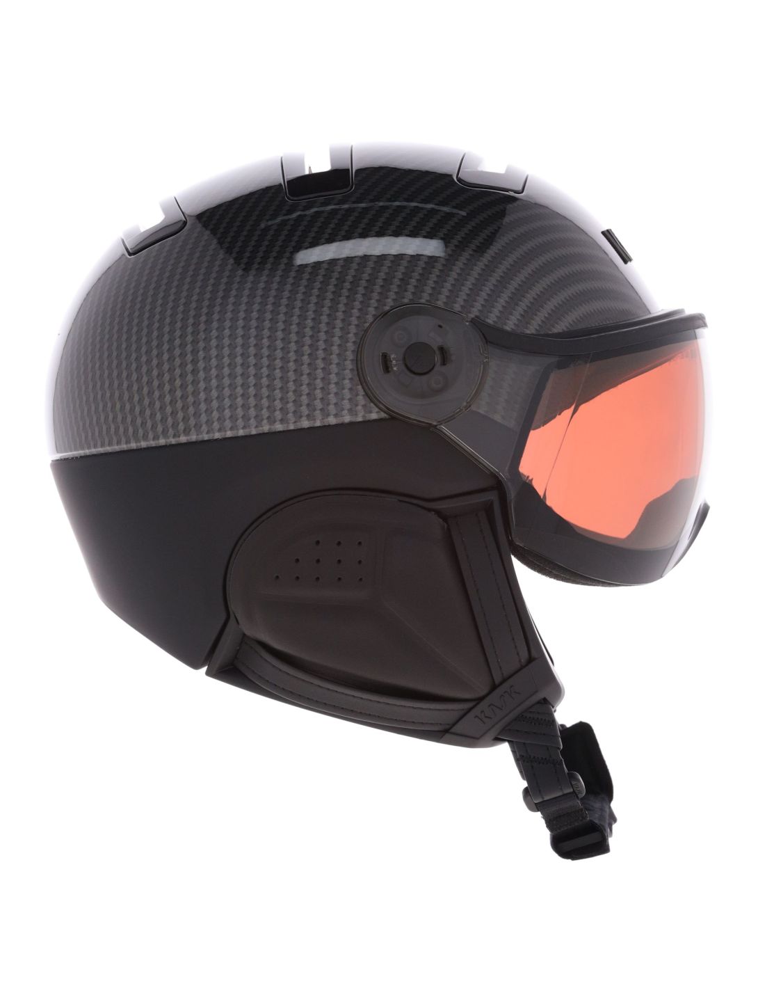 Kask, Piuma-R Elite casco con visera unisex Carbon/Black negro 