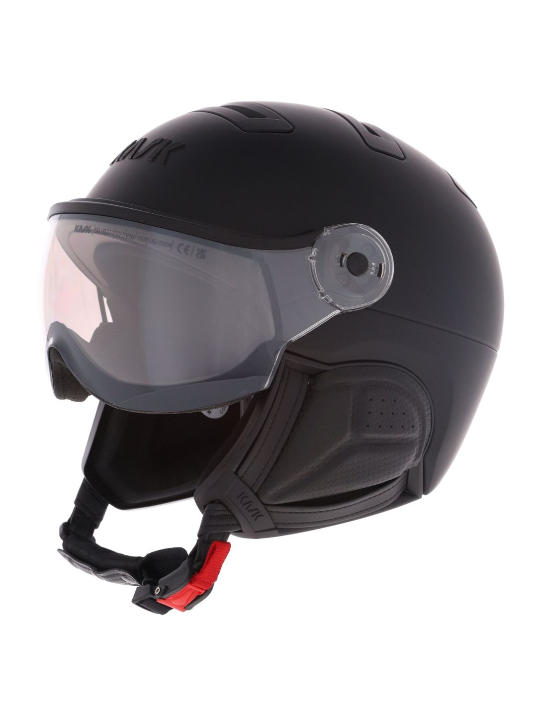 Kask, Piuma-R Shadow Visor casco con visera unisex Black negro 