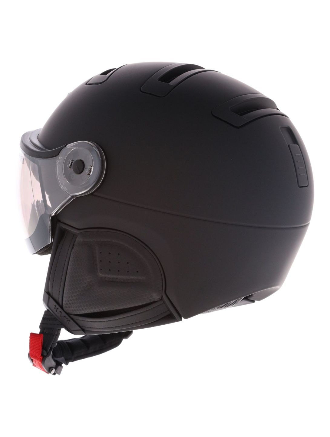 Kask, Piuma-R Shadow Visor casco con visera unisex Black negro 