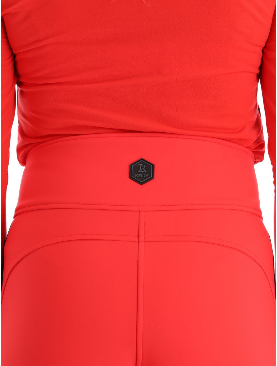 Kelly, April pantalones de esquí softshell mujeres Red / Black negro, rojo 