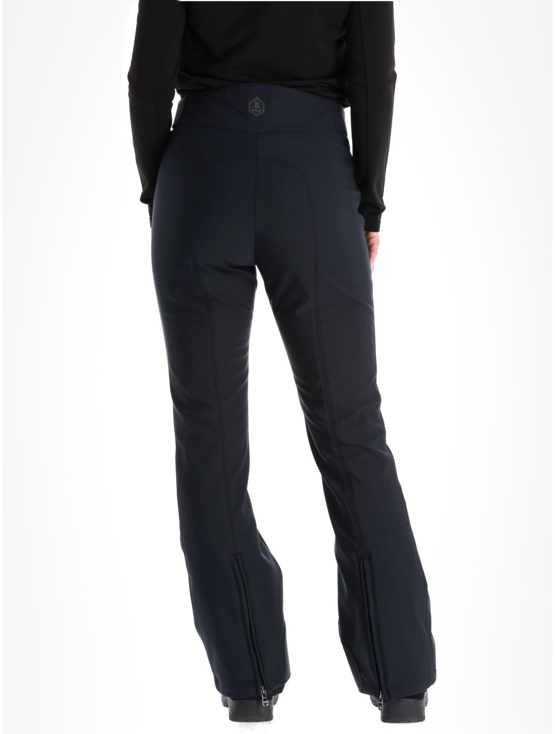 Kelly, Liz pantalones de esquí softshell mujeres Black negro 