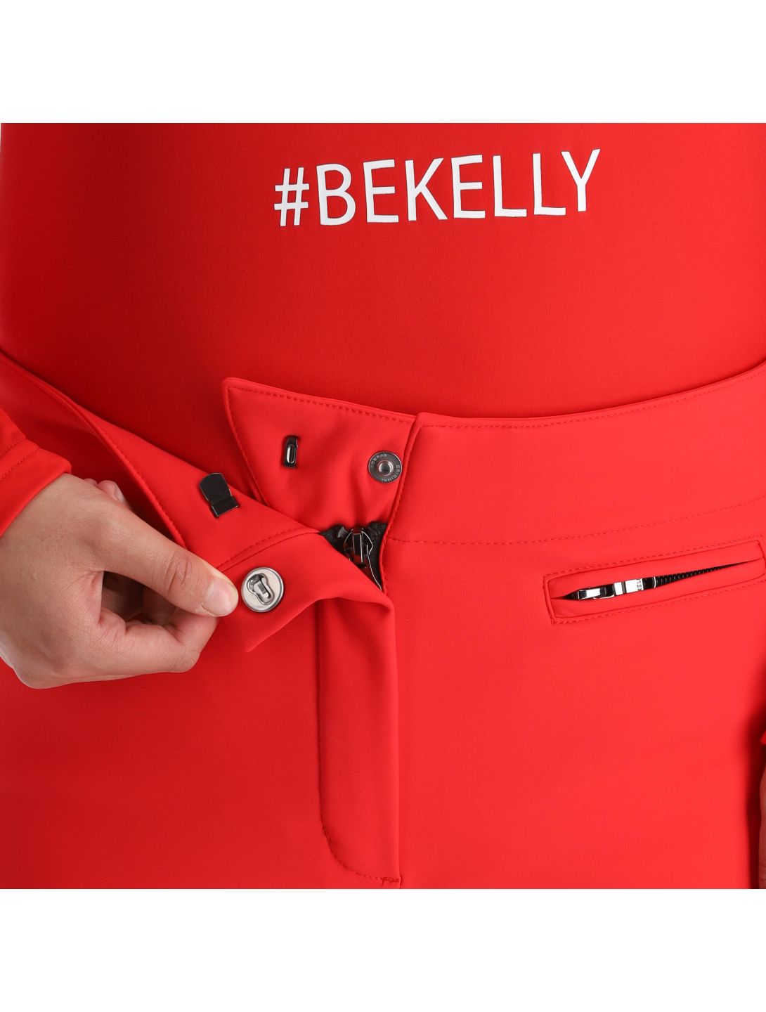 Kelly, Softshell Pants pantalones de esquí softshell mujeres rojo 