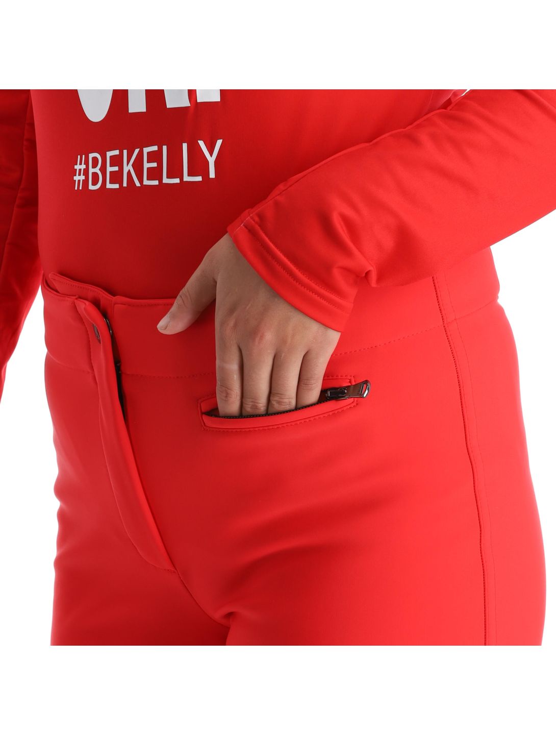 Kelly, Softshell Pants pantalones de esquí softshell mujeres rojo 