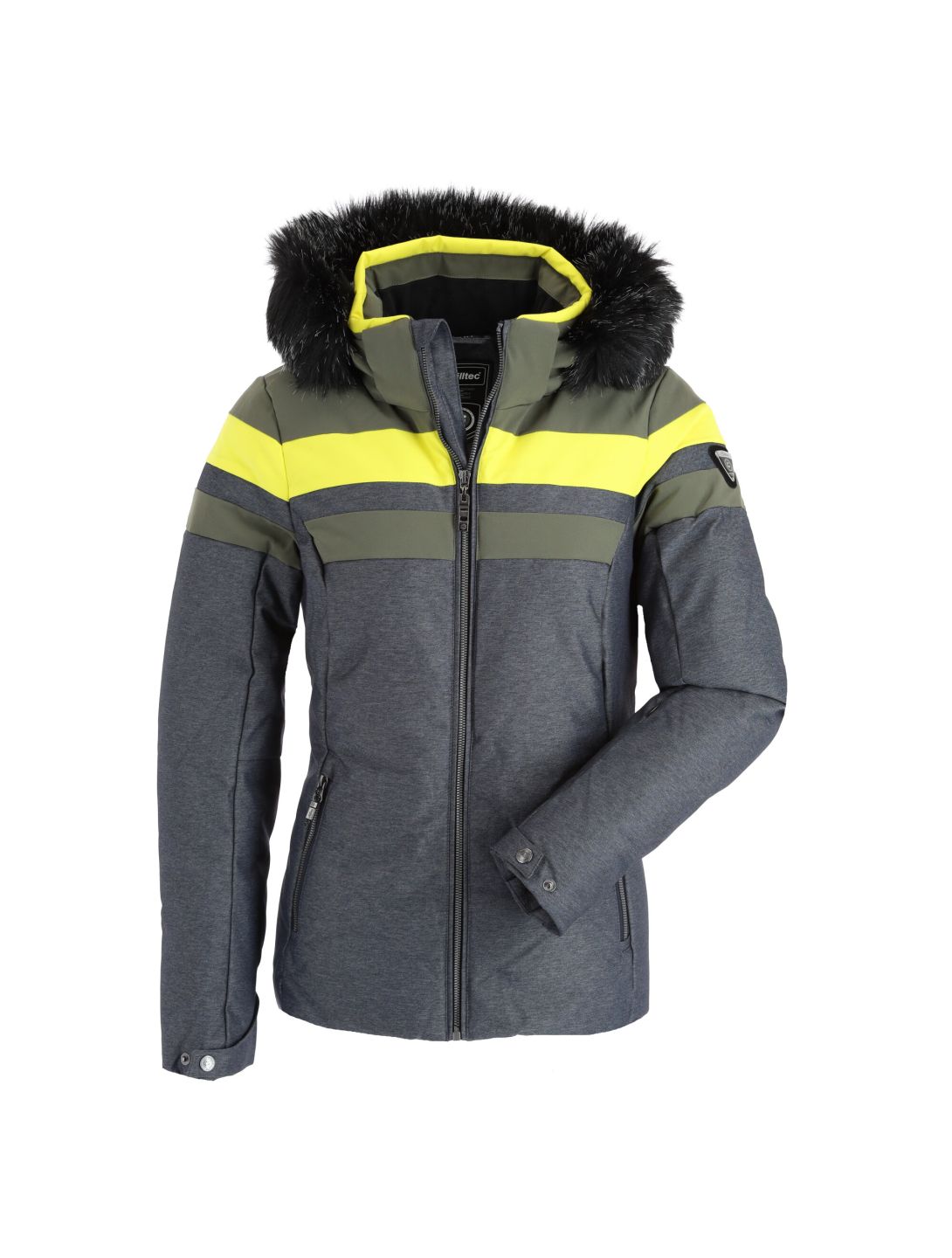 Killtec, Atka Wmn Quilted Ski Jckt D chaqueta de esquí mujeres olive verde