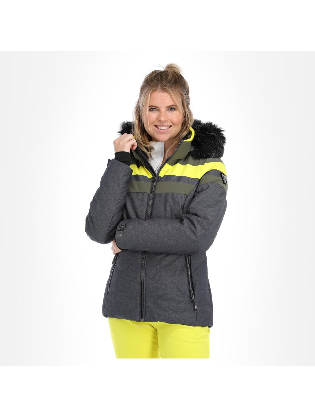 Killtec, Atka Wmn Quilted Ski Jckt D chaqueta de esquí mujeres olive verde