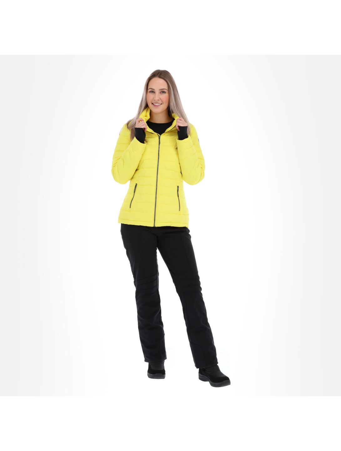 Killtec, Atka Wmn Quilted Ski Jckt F chaqueta de esquí mujeres amarillo