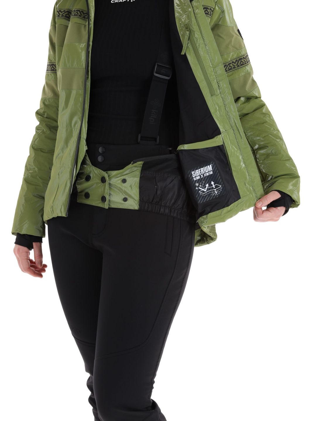 Kilpi, Dalila-W chaqueta de esquí mujeres Green verde 