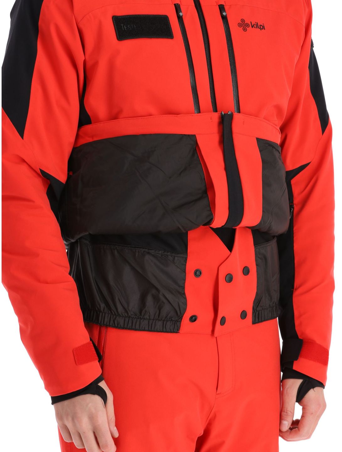 Kilpi, Dexen-M chaqueta de esquí hombres Red negro, rojo 