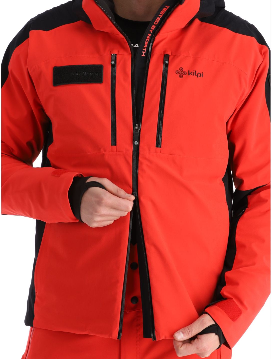 Kilpi, Dexen-M chaqueta de esquí hombres Red negro, rojo 