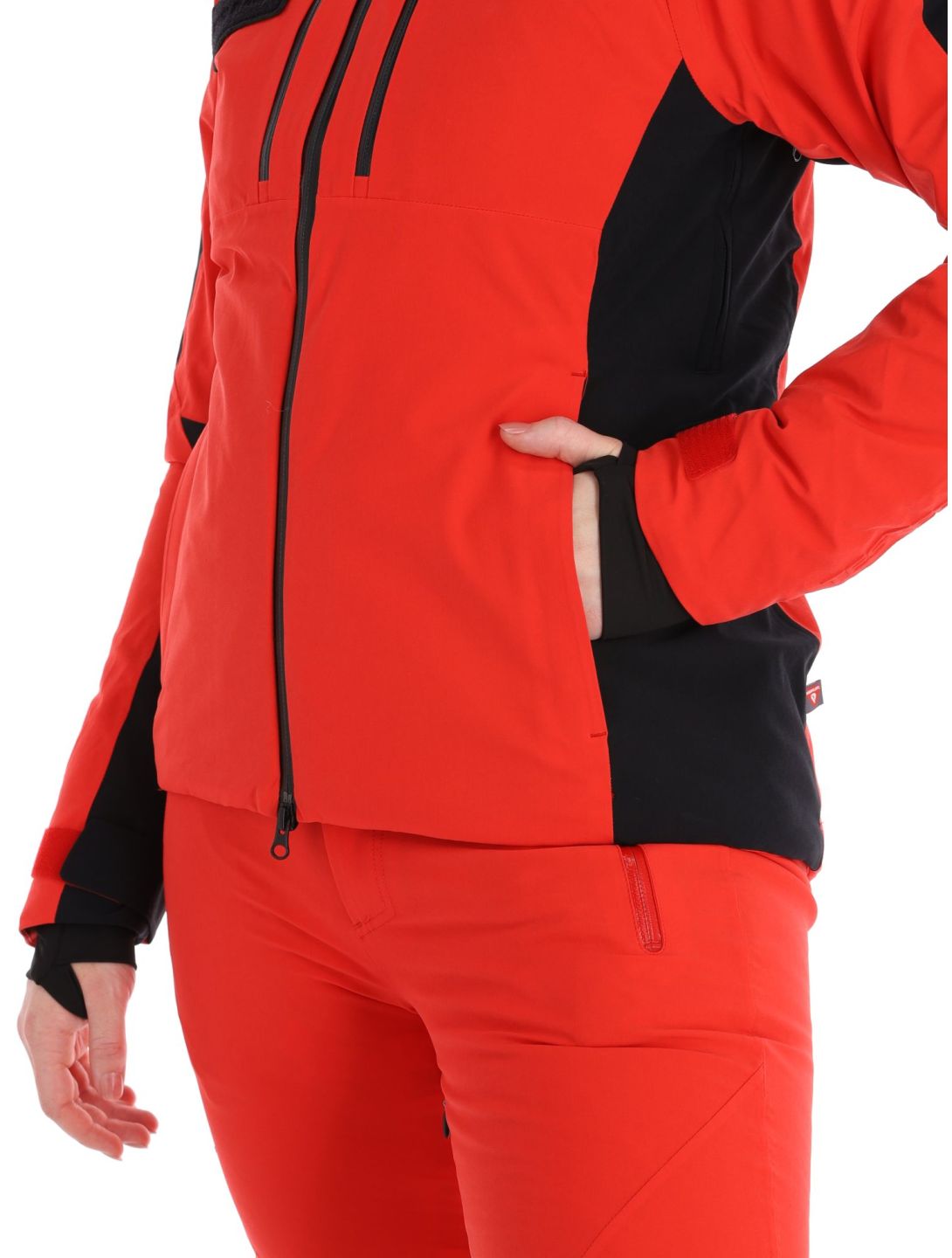 Kilpi, Dexen-W chaqueta de esquí tallas extra grandes mujeres Red negro, rojo 