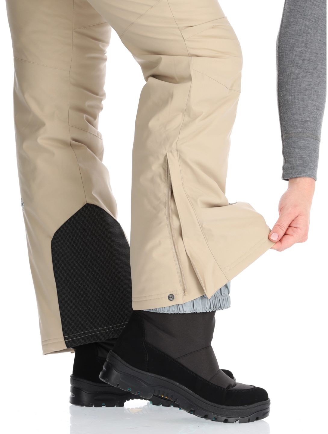 Kilpi, ELARE pantalones de esquí mujeres Beige beige 