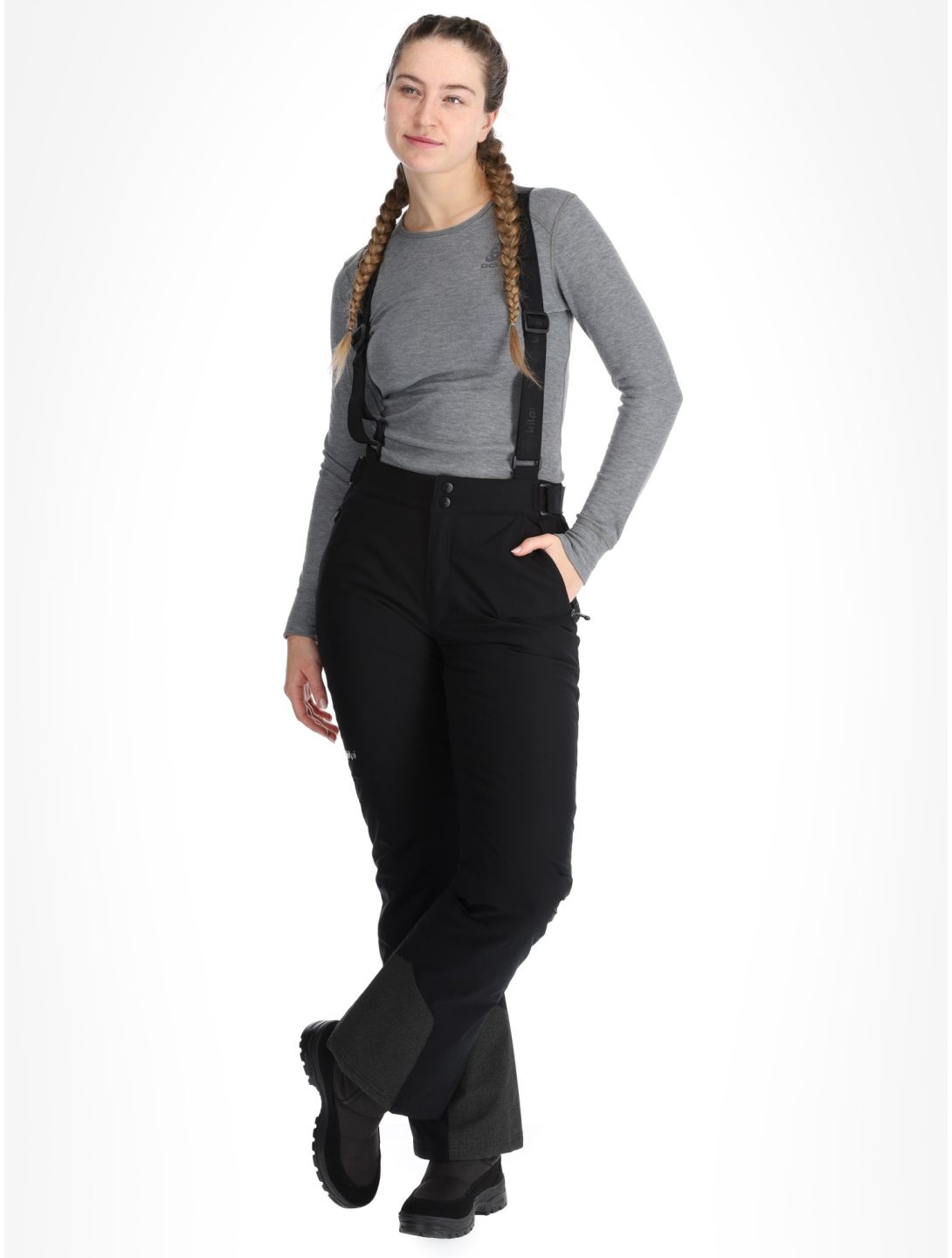 Kilpi, ELARE pantalones de esquí mujeres Black negro 