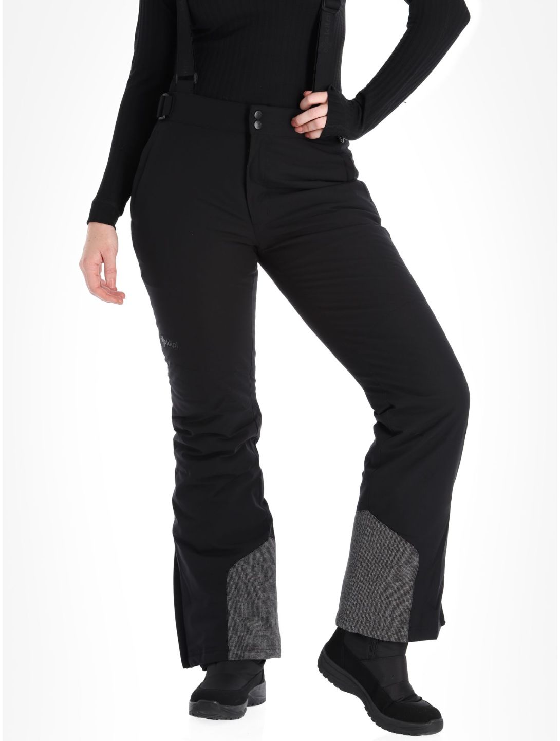 Kilpi, Elare-W pantalones de esquí mujeres Black negro 