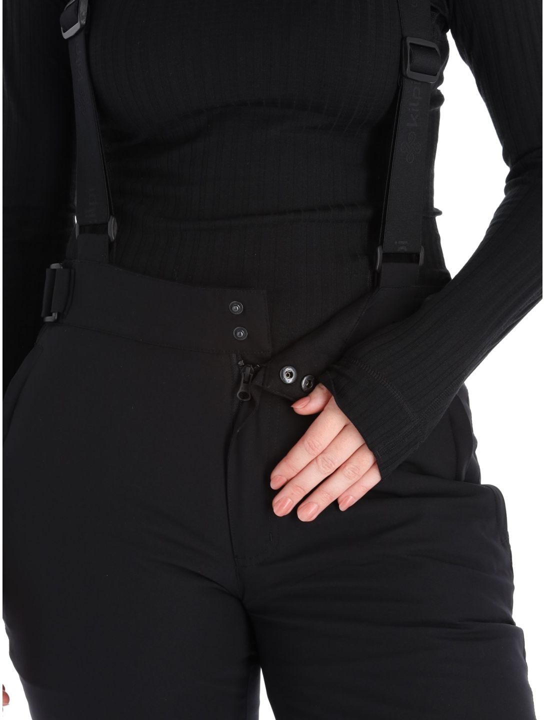 Kilpi, Elare-W pantalones de esquí mujeres Black negro 