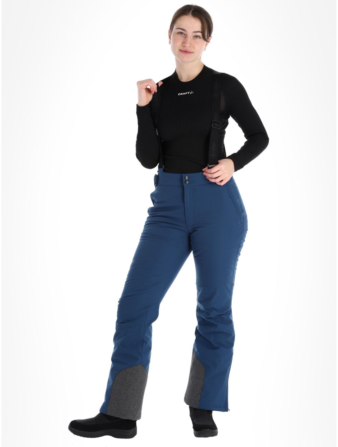 Kilpi, Elare-W pantalones de esquí mujeres Dark Blue azul 