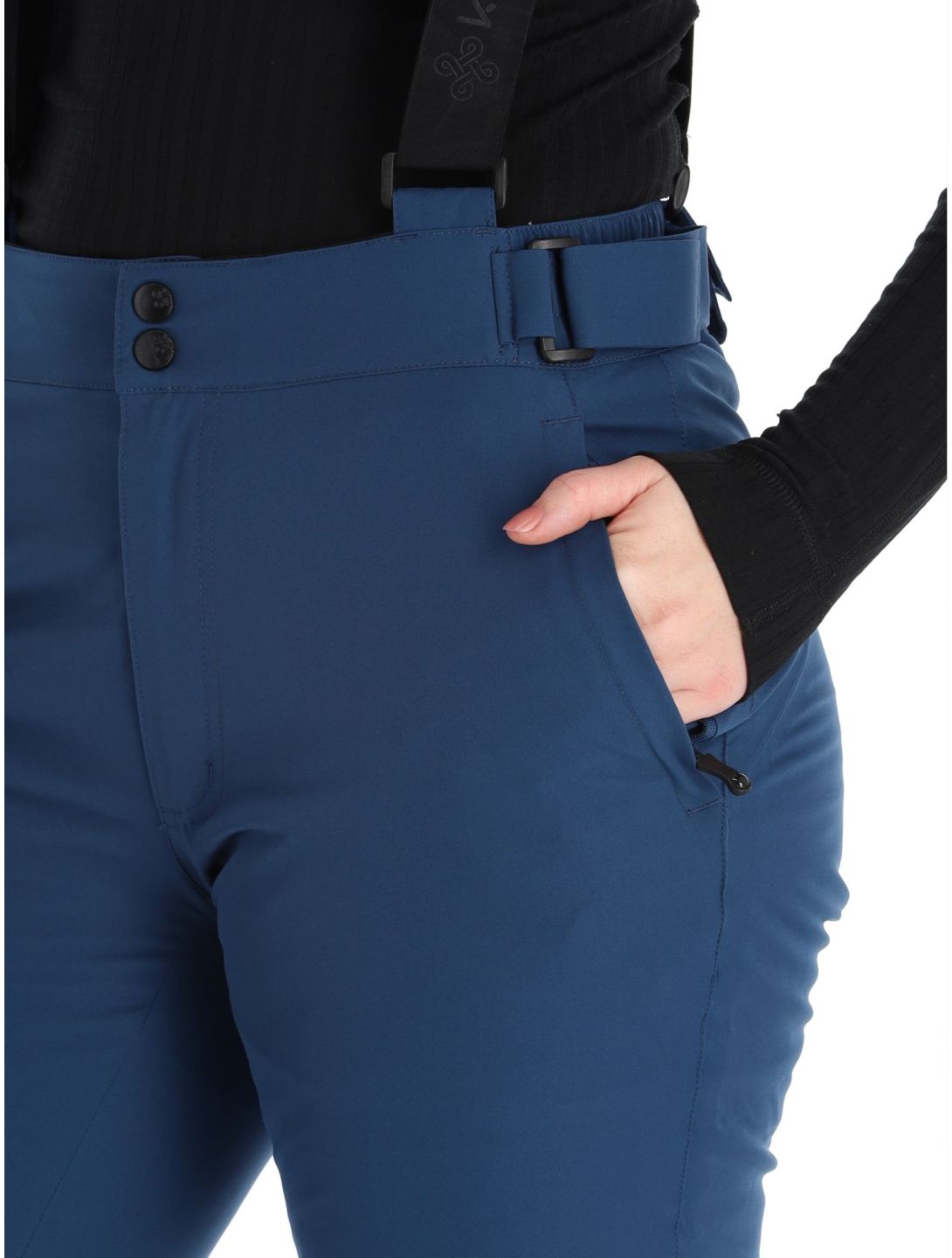 Kilpi, Elare-W pantalones de esquí mujeres Dark Blue azul 