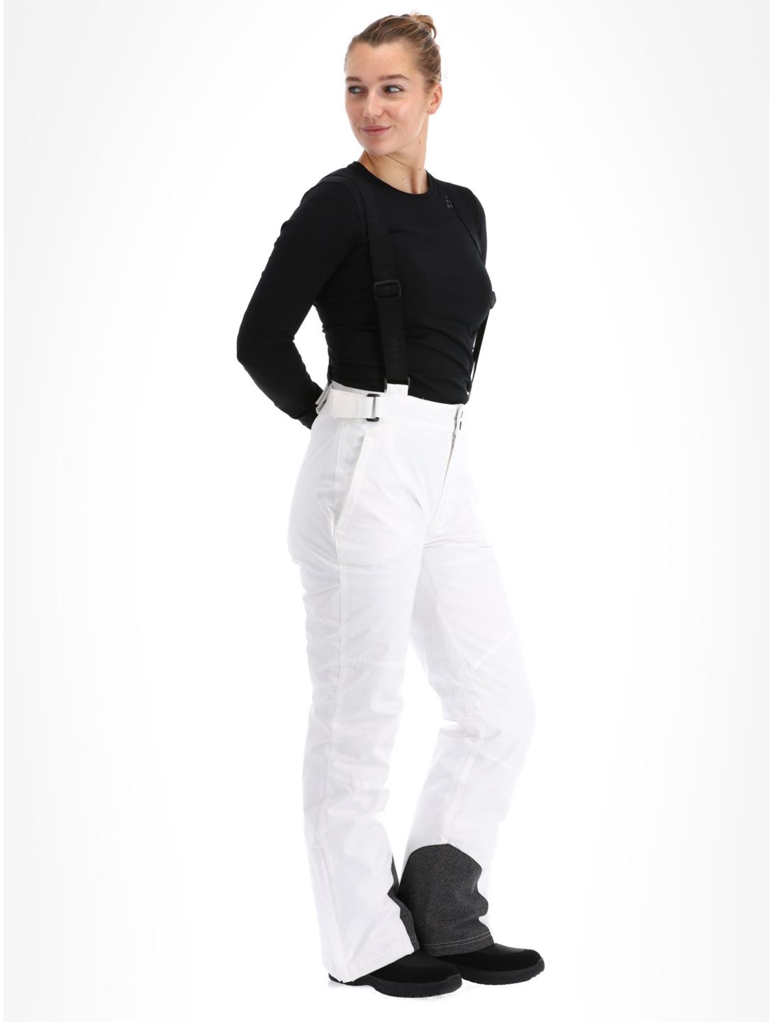 Kilpi, Elare-W pantalones de esquí mujeres White blanco 