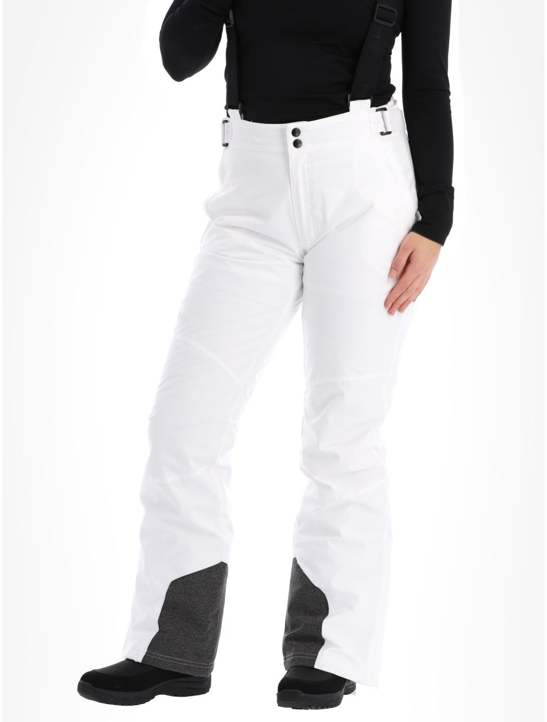 Kilpi, Elare-W pantalones de esquí mujeres White blanco 