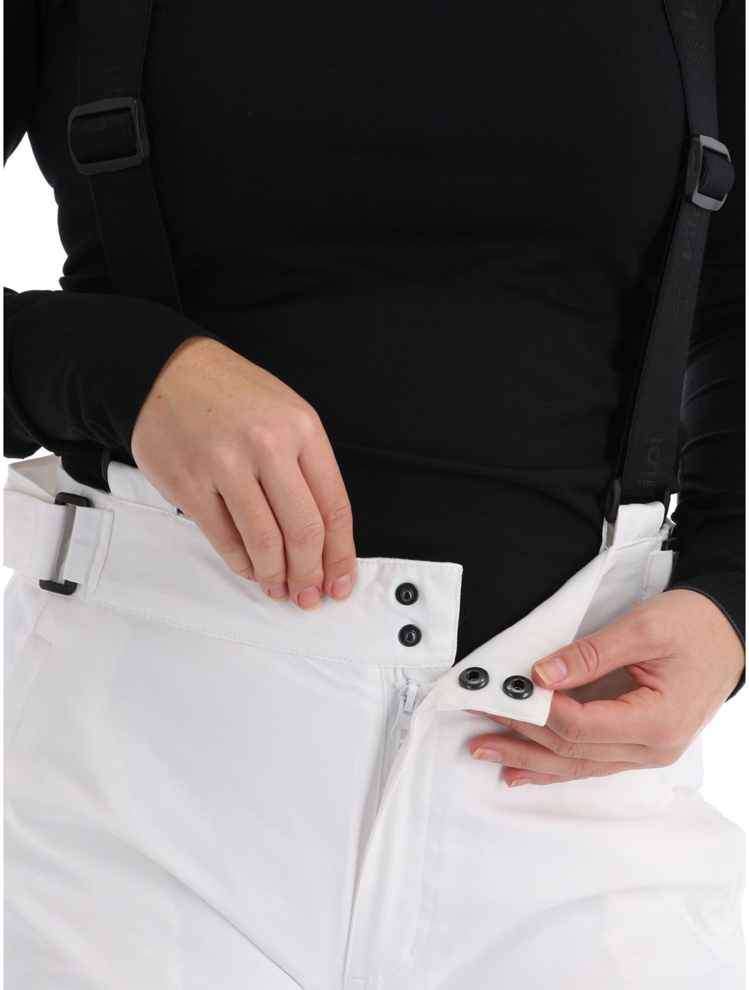 Kilpi, Elare-W pantalones de esquí mujeres White blanco 