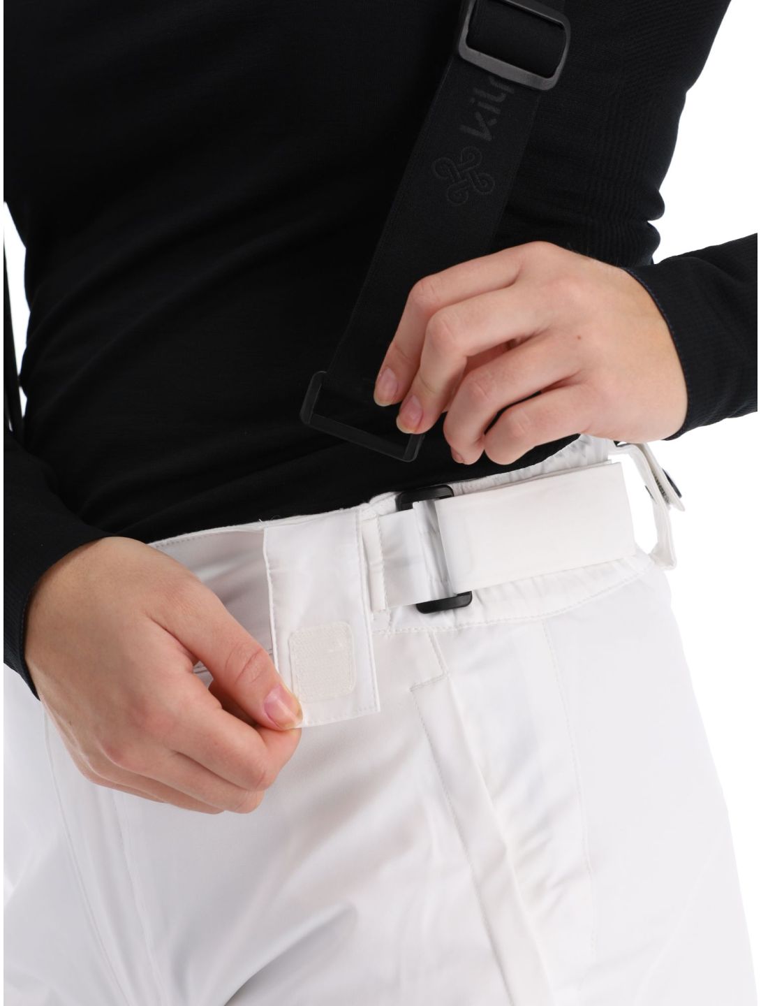 Kilpi, Elare-w pantalones de esquí tallas extra grandes mujeres White blanco 