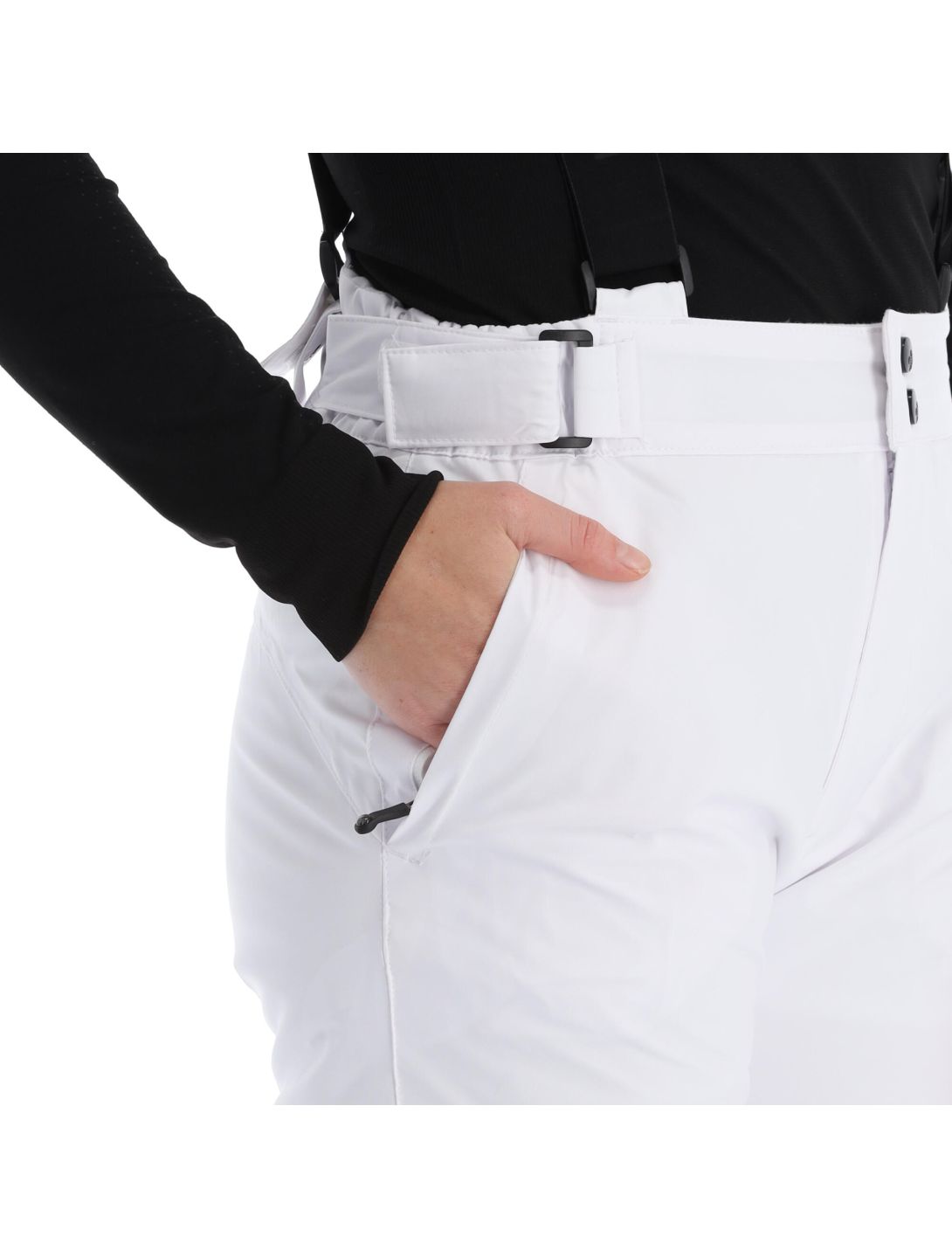 Kilpi, Elare-W pantalones de esquí mujeres blanco 